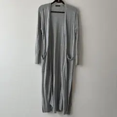 COMME CA ISM ロングカーディガン グレー Lサイズのサムネイル