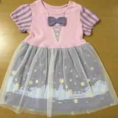 ラプンツェルワンピース　80サイズ　ベルメゾン