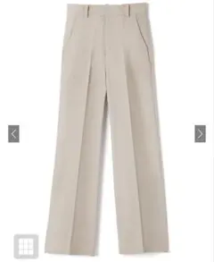 GRL センタープレスストレートパンツ ai07 オフベージュ Lサイズ