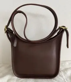 オールドコーチ　ショルダーバッグ　マシューヒーリー　レザー　ブラウン　USA