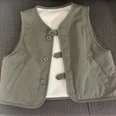 ローリズファームキッズ　110-120cm リバーシブルベスト