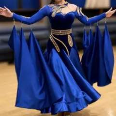 【超メルカリ市】⭐️ディズニープリンセスのようなスタンダードドレス　社交ダンスXL 2026年最新】スタンダードドレス社交ダンスの人気アイテム - メルカリ