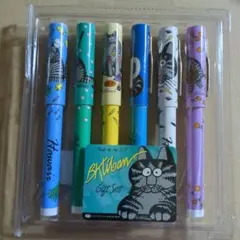 B.Kliban クライバン 猫ボールペン6本 USA製