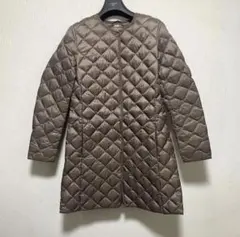 ユニクロ ウルトラライトダウン コンパクトコート ブラウン サイズM