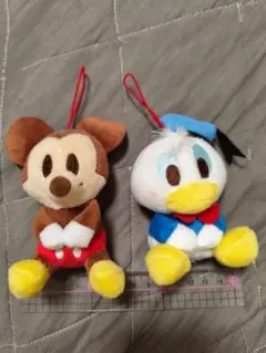 ミッキーマウス ドナルドダック ストラップ ぬいぐるみ