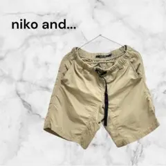 【ニコアンド】ハーフパンツ ベージュ Lサイズ メンズのサムネイル