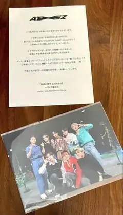 ATEEZ アチズ ソンファ ファンミ特典 クリアステッカー 2021年