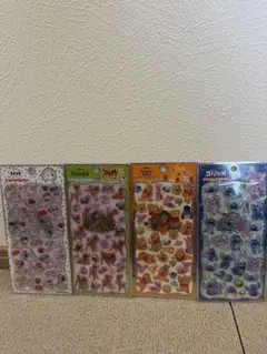 【正規品 】新作　プチドロップステッカー プチドロ ディズニー 4枚セット