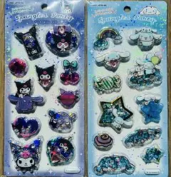 【正規品】サンリオ　スパンコールパーティー　クロミ　シナモロール　シール