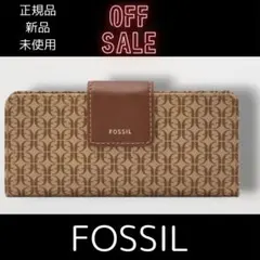 Fossil フォッシル カードケース レディース マディソン  タブ ブラウン