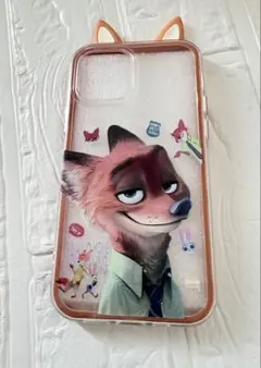 ズートピア ニック iPhone12ケース 耳付き新品