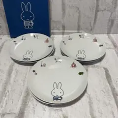 秋セール　新品　ミッフィー イラスト皿 6枚セット