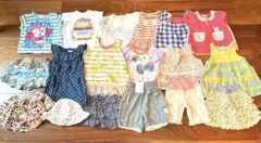18点 80㎝ Tシャツ パンツ ワンピース 帽子 夏用おまとめ売り 女の子