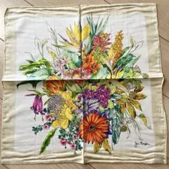 Jim Thompson 花柄 ハンカチ・スカーフ48cm x 48cm