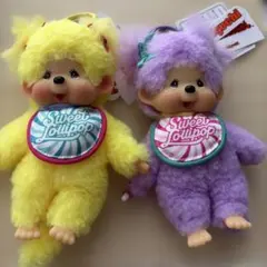 モンチッチスウィートロリポップ＆桜モンチッチチェーンマスコット3点セット モンチッチスウィートロリポップ＆桜モンチッチチェーンマスコット3点