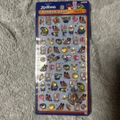 ズートピア　ボンボンドロップシールミニ