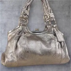 COACH コーチ ハンドバッグ 肩掛け がま口