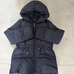 ZARA GIRLS ダウンコート ネイビー フード付き