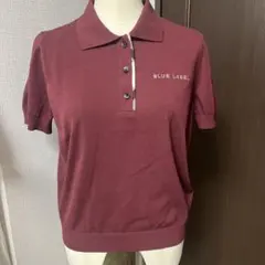 BLUE LABEL 半袖ポロシャツ ボルドーのサムネイル