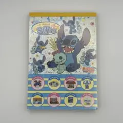 【美品】ディズニー　スティッチ折り紙　メモ帳　平成　レトロ