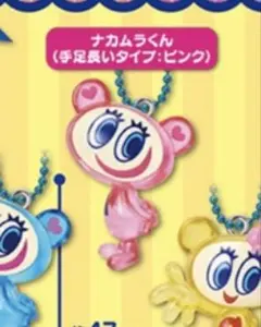 ANGELBLUE とうめいマスコット　ナカムラくんピンク