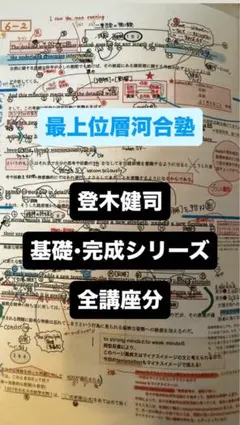 河合塾 登木健司 英語 完成シリーズ 基礎シリーズ プリントセット