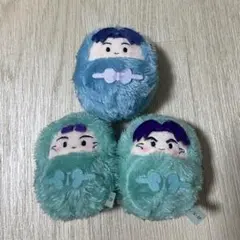 忍たま　たぴぬい　立花仙蔵　潮江文次郎　摂津の きり丸