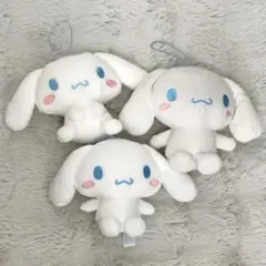 【シナモロール】まとめ売り プライズ ぬいぐるみ マスコット シンプル シナモン