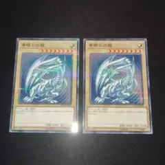 遊戯王　青眼の白龍　パラレル　2枚セット
