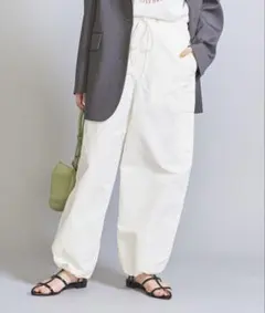 BEAUTY&YOUTH ナイロンコットンカーゴパンツ