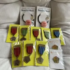 即購入OK❗️嵐 ヘアゴム ブローチ ピンバッジ グッズセット 美品