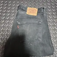 90sヴィンテージ　リーバイス501　後染め　ブラックデニム　ユーロ