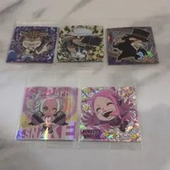 ワンピースウエハースシール にふぉるめーしょん 5枚セット新品未開封