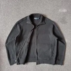 【希少モデル】90sラルフローレン ドライバーズスウェット 短丈 グレー