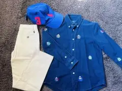 Ralph Lauren ネイビーシャツとパンツセット
