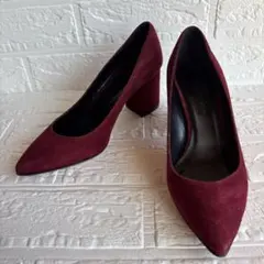 ファビオルスコーニFABIO RUSCONIスエード ポインテッドトゥ パンプス