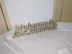 ウェルカムボード　立体文字オブジェ
