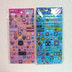 【新品未開封】amifa タイルシール(バタフライ・ポップ)2枚セット