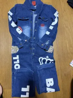 BABYDOLL デニムオーバーオール 110cm