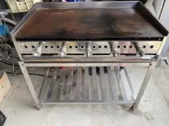 新品 鉄板焼器 TS-60 鉄板焼き 厚み6mm プロパンガス トユ付 LP ⑴