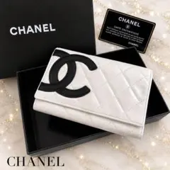 2026年最新】CHANEL 2つ折り財布 カンボンラインの人気アイテム - メルカリ