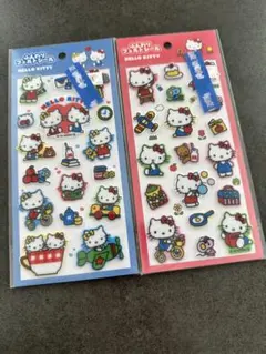 新品　ふんわりフェルトシール　キティ２種セット