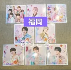 ファミクラストア なにわ男子 ましかくフォト アンバサダー 福岡 冬 ８枚セット