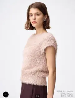 フェザーヤーンニットプルオーバー