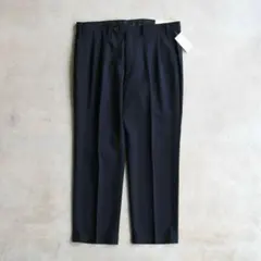 90s ラルフローレン ツータックスラックス ネイビー W32 L30 カナダ製