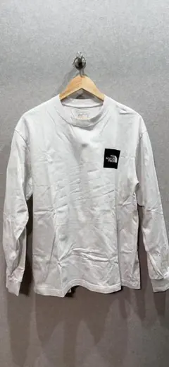 【THE NORTH FACE】 ホワイト Tシャツ Lサイズ　中古