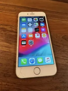 iPhone6 64GB　シルバー　SIMフリー　割れあり