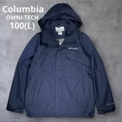 コロンビア マウンテンパーカー オムニテック ネイビー L相当 アウトドア