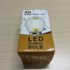 G45 LED フィラメント電球 45mm