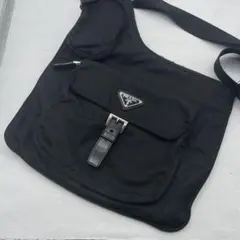 特価 PRADA プラダ マルチポケット ナイロン ショルダーバッグ 三角ロゴ